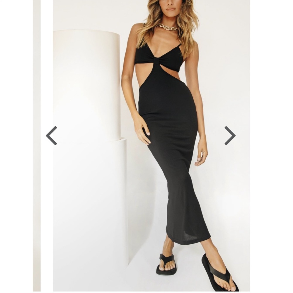 WHITE verge girl Moments Of Royalty Knit Midi